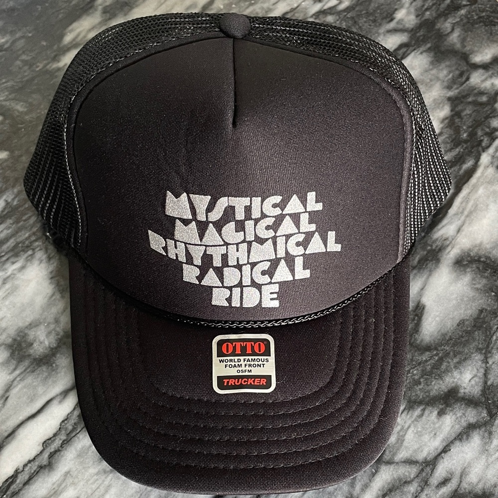 Mystical Magical Rhythmical Radical Ride Black Otto Trucker Hat